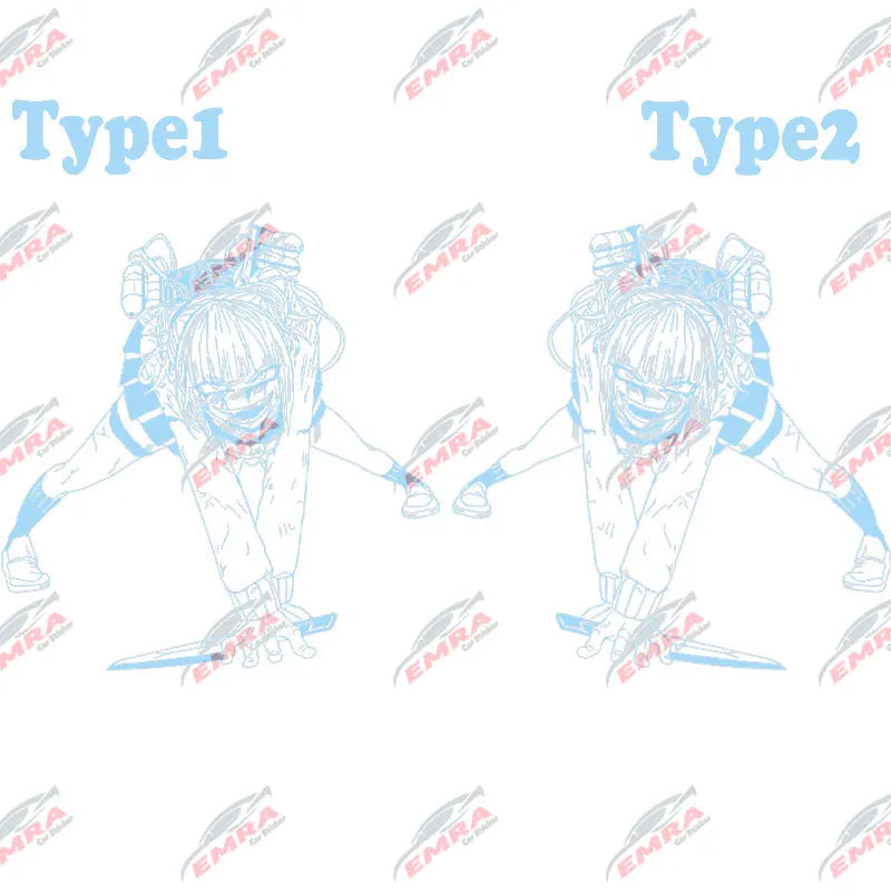 Anime Car Sticker Large Stickers External Accessories Assassin For Door Hood Decoration Style Spirit Styling PVC Vinyl Decal (ONLINE ORDER ONLY)
