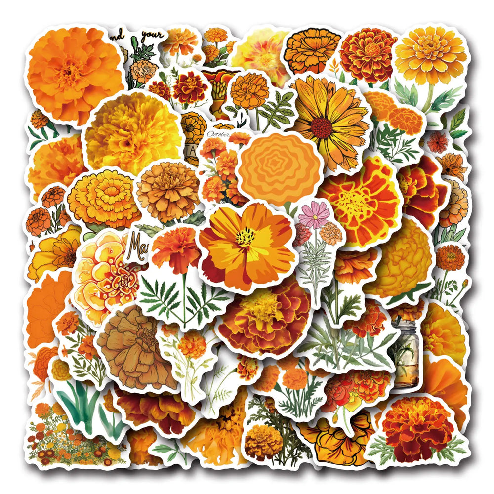 Marigold Stickers 10/30/55PCS Cartoon DIY Decoration Scrapbook Laptop Phone Guitar Bike Decals (Online Order Only)