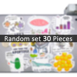 20/30/50Pieces Natural Science Funny Graffiti Biology Style Stickers for Kids Scrapbook Diary Luggage Phone Laptop Sticker Toys (Online Order Only)