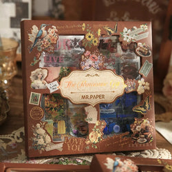 100 Sheets/box High Quality Creative Retro Stickers Romantic Promise Series PET Material Gifts for Children (Online Order Only)