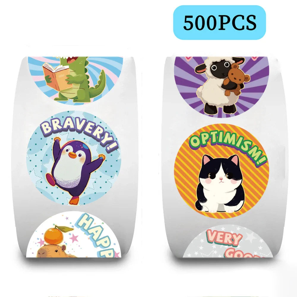 100-500pcs Animal Cartoon Stickers Phone Laptop Notebook Suitcase Water Bottles Sticker DIY Gift Decoration Lables Stationery (ONLINE ORDER ONLY)
