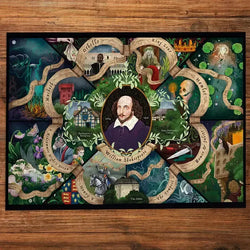 Shakespeare 1000 Piece Jigsaw Puzzle Gibsons (ONLINE ORDER ONLY)