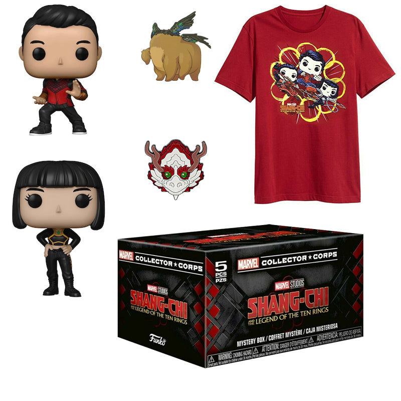 Marvel Collector Corps Box (Shang-Chi and the Legend of the Ten Rings, Sealed, Shirt Size XL) (Online Order Only)