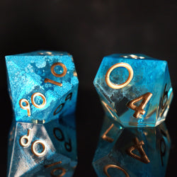 PRE-ORDER || Shape of Water Sharp-Edged Resin Dice Set