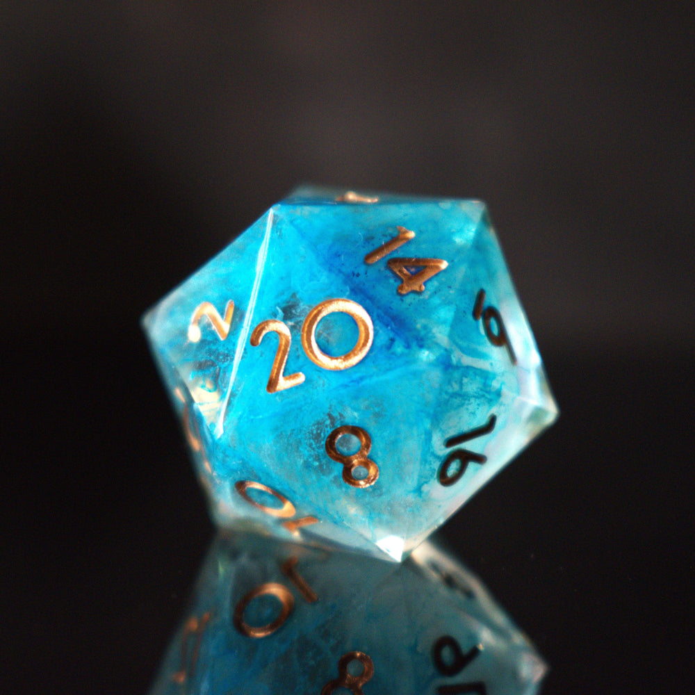 PRE-ORDER || Shape of Water Sharp-Edged Resin Dice Set