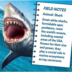 Shark 100 Piece Shaped Mini Jigsaw Puzzle MasterPieces (ONLINE ORDER ONLY)