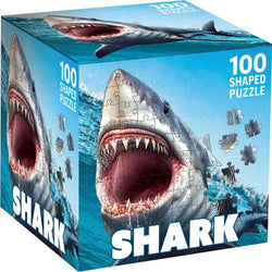 Shark 100 Piece Shaped Mini Jigsaw Puzzle MasterPieces (ONLINE ORDER ONLY)