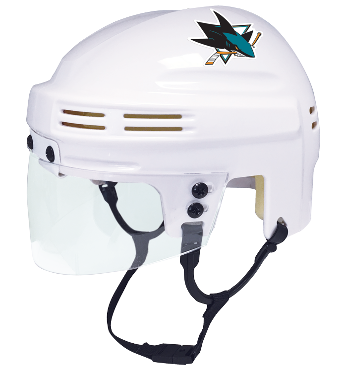 San Jose Sharks - NHL Collectible Mini Helmet - Picture Inside - FANZ Collectibles (Online Order Only) (ONLINE ORDER ONLY)