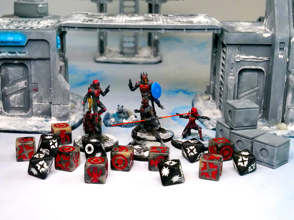 Bounty Hunter Galactic Skirmish Dice - Set of 20 (ONLINE ORDER ONLY)