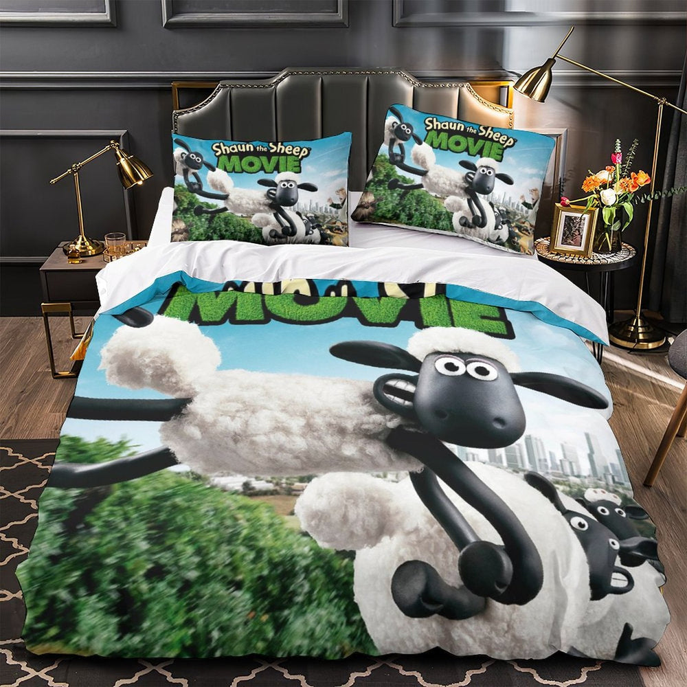 Shaun the Sheep Bedding Set Quilt Duvet Cover Without Filler (Online Order Only)