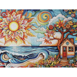 She Shed by the Sea 1000 Piece Jigsaw Puzzle Springbok (ONLINE ORDER ONLY)