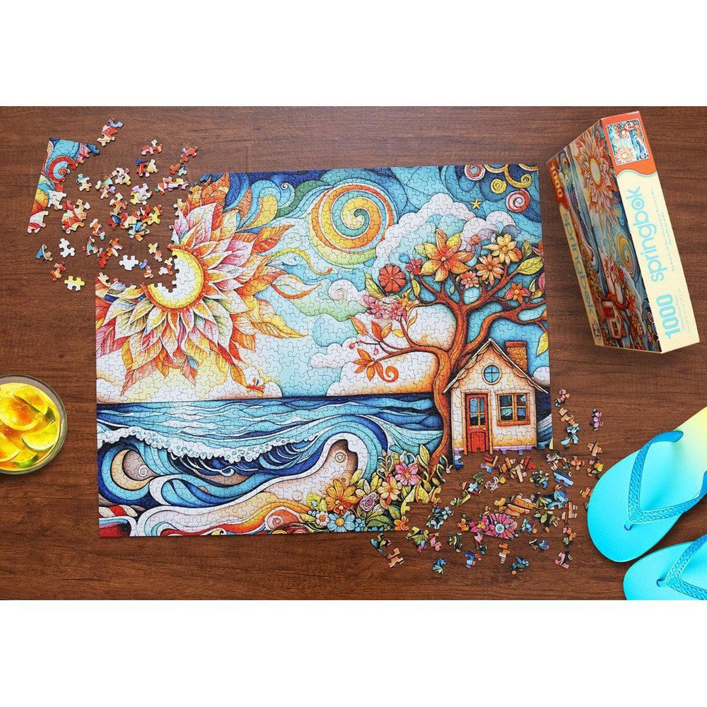 She Shed by the Sea 1000 Piece Jigsaw Puzzle Springbok (ONLINE ORDER ONLY)