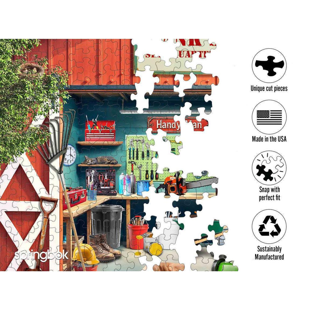 Shed-Quarters 1000 Piece Jigsaw Puzzle Springbok (ONLINE ORDER ONLY)