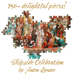 Shipside Celebration 750 Piece Premium Jigsaw Puzzle Art & Fable (ONLINE ORDER ONLY)