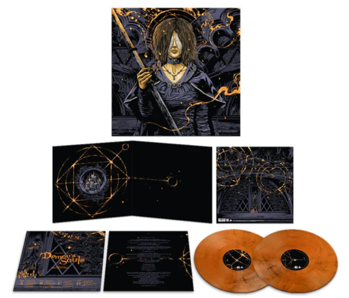 Demon's Souls (Limited Edition, Orange/Gray Marble Vinyl, MONDO) [Vinyl] (ONLINE ORDER ONLY)