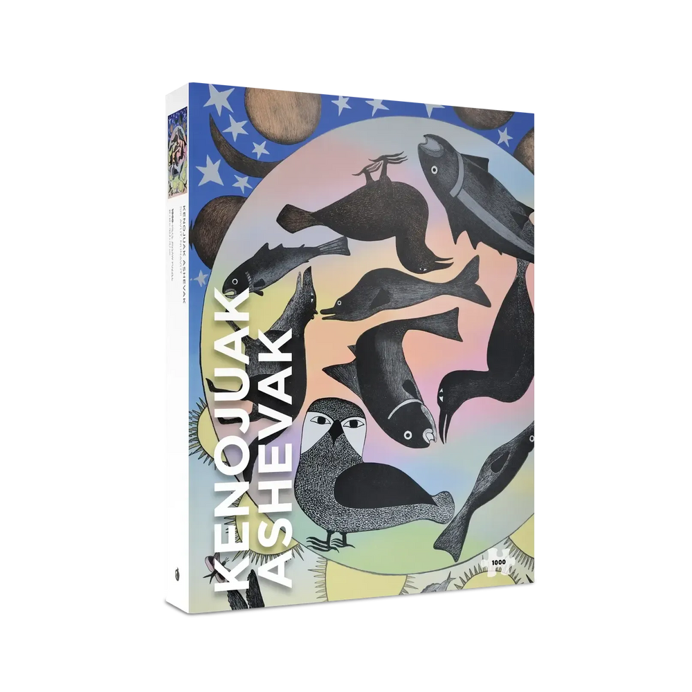 Siilavut, Nunavut by Kenojuak Ashevak 1000 Piece Jigsaw Puzzle Pomegranate (ONLINE ORDER ONLY)
