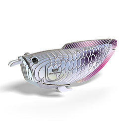Silver Arowana 3D Cardboard Model Kit Eugy (ONLINE ORDER ONLY)