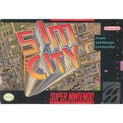 SimCity - Super Nintendo - (LOOSE) (Online Order Only)