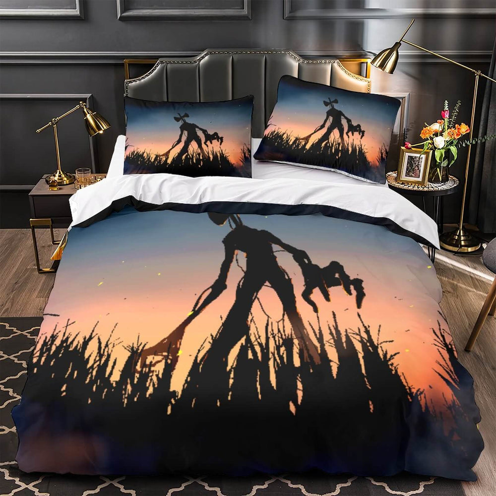 Siren Head Bedding Set Quilt Duvet Cover Without Filler