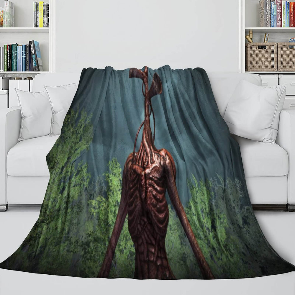 Siren Head Blanket Flannel Fleece Throw Room Decoration (Online Order Only)