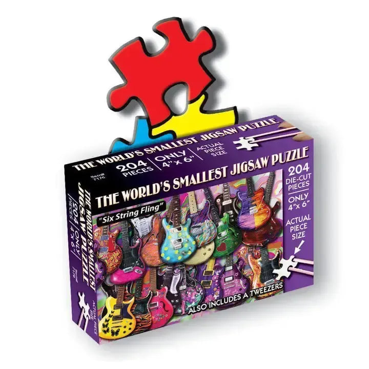 Six String Sling 234 Piece "World's Smallest" Jigsaw Puzzle TDC (ONLINE ORDER ONLY)