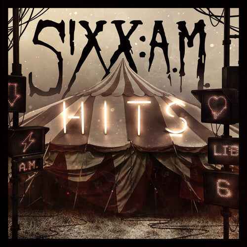 Sixx: A.M. - Hits (Translucent Red with Black Smoke Vinyl) (Colored Vinyl, Red, Black, 180 Gram Vinyl) (2 Lp's) [Vinyl]