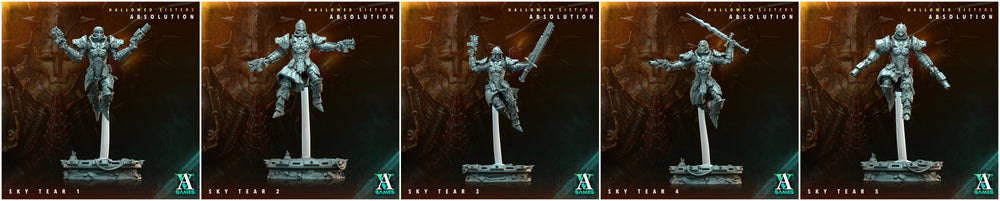 3D Printed Archvillain Games Hallowed Sisters Absolution - Sky Tear 28mm 32mm D&D (Online Only)