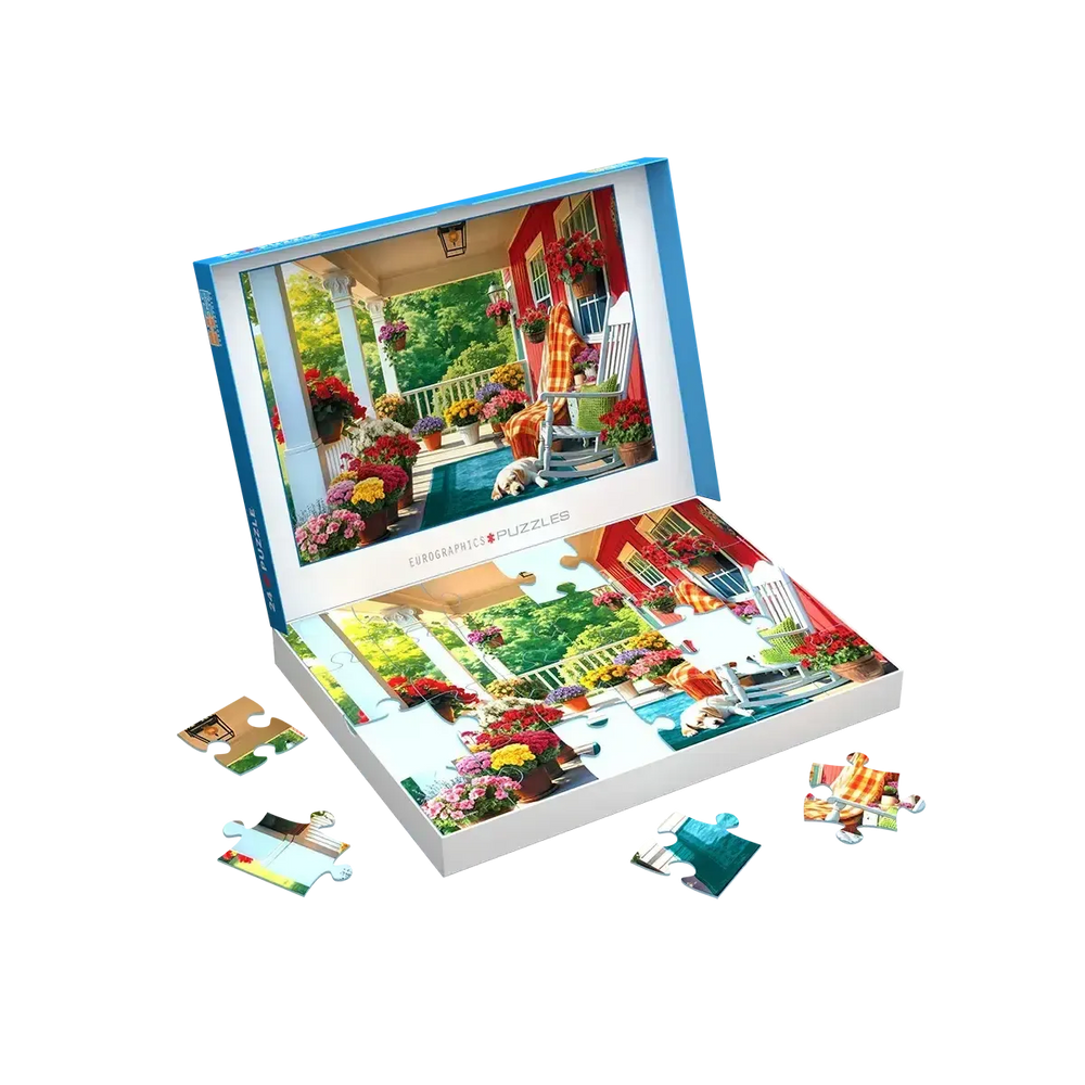 Sleeping on the Porch 24 Connecting Pieces Jigsaw Puzzle Eurographics (ONLINE ORDER ONLY)