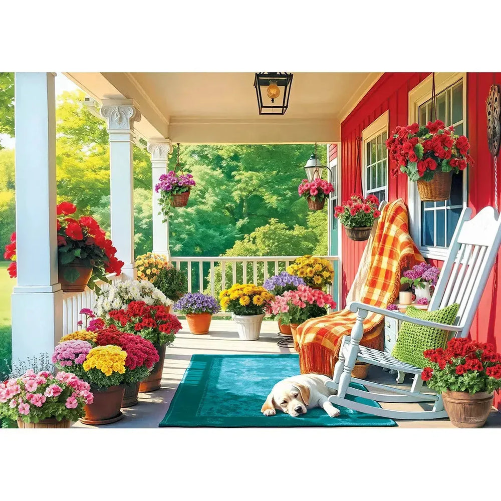 Sleeping on the Porch 24 Connecting Pieces Jigsaw Puzzle Eurographics (ONLINE ORDER ONLY)
