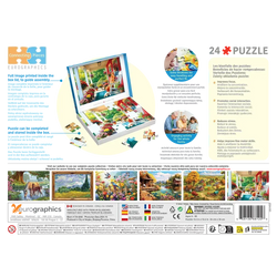 Sleeping on the Porch 24 Connecting Pieces Jigsaw Puzzle Eurographics (ONLINE ORDER ONLY)