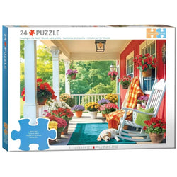 Sleeping on the Porch 24 Connecting Pieces Jigsaw Puzzle Eurographics (ONLINE ORDER ONLY)