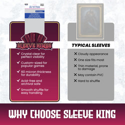 5XL Game Card Sleeves (120x210mm) 110 Pack, 60 Micron, SKS-8835