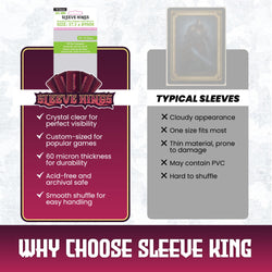 "Chimera" Standard USA Card Sleeves (57.5x89mm) 110 Pack, 60 Micron, SKS-8808