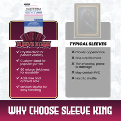 Sleeve Kings Mini USA Card Sleeves (41x63mm) - 110 Pack, -SKS-8801