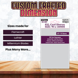 8XL Game Card Sleeves (90x140mm) 110 Pack, 60 Micron, SKS-8839