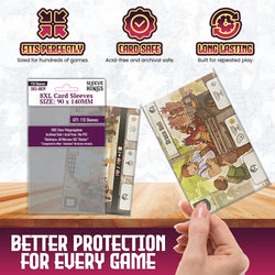 8XL Game Card Sleeves (90x140mm) 110 Pack, 60 Micron, SKS-8839