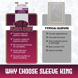 8XL Game Card Sleeves (90x140mm) 110 Pack, 60 Micron, SKS-8839