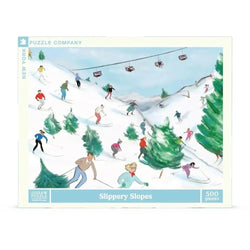 Slippery Slopes by Tug Rice 500 Piece Jigsaw Puzzle NYPC (ONLINE ORDER ONLY)
