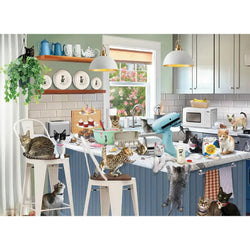 Sloppy Kitten Kitchen 300 Piece Jigsaw Puzzle Eurographics (ONLINE ORDER ONLY)
