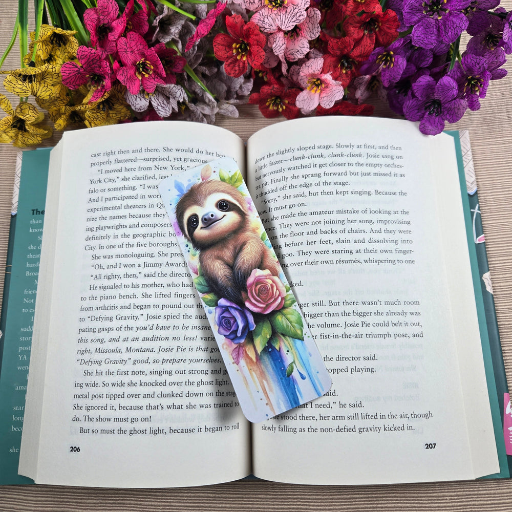 Watercolor Sloth Bookmark (ONLINE ORDER ONLY)