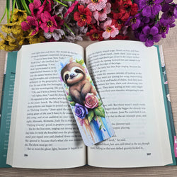 Watercolor Sloth Bookmark (ONLINE ORDER ONLY)