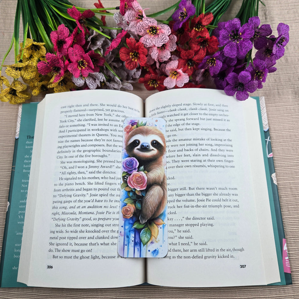 Watercolor Sloth Bookmark (ONLINE ORDER ONLY)