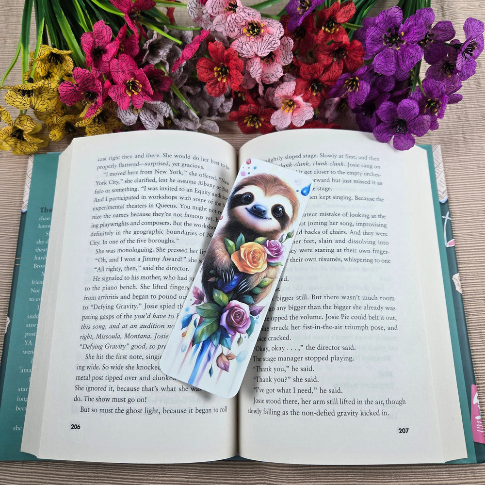 Watercolor Sloth Bookmark (ONLINE ORDER ONLY)