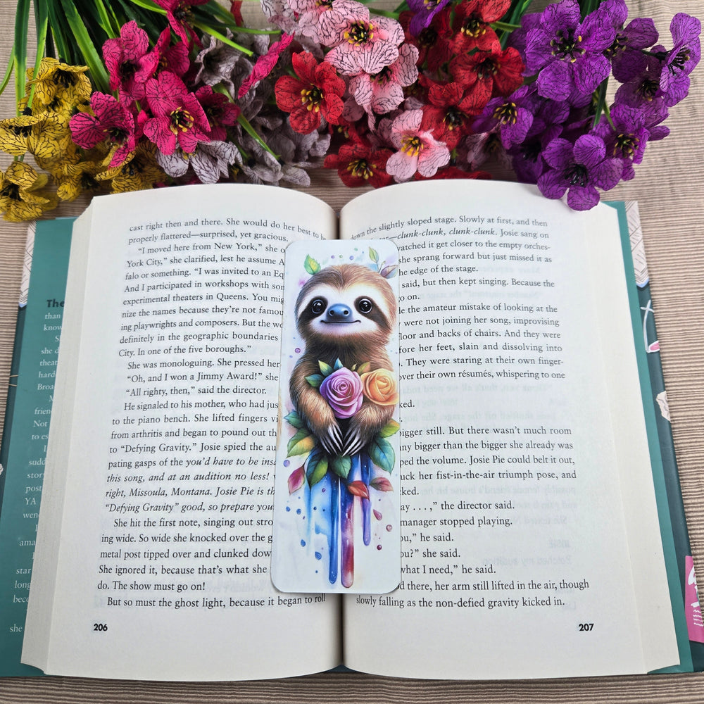 Watercolor Sloth Bookmark (ONLINE ORDER ONLY)