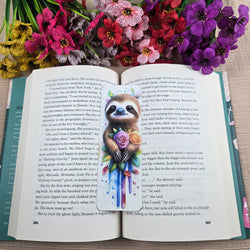 Watercolor Sloth Bookmark (ONLINE ORDER ONLY)
