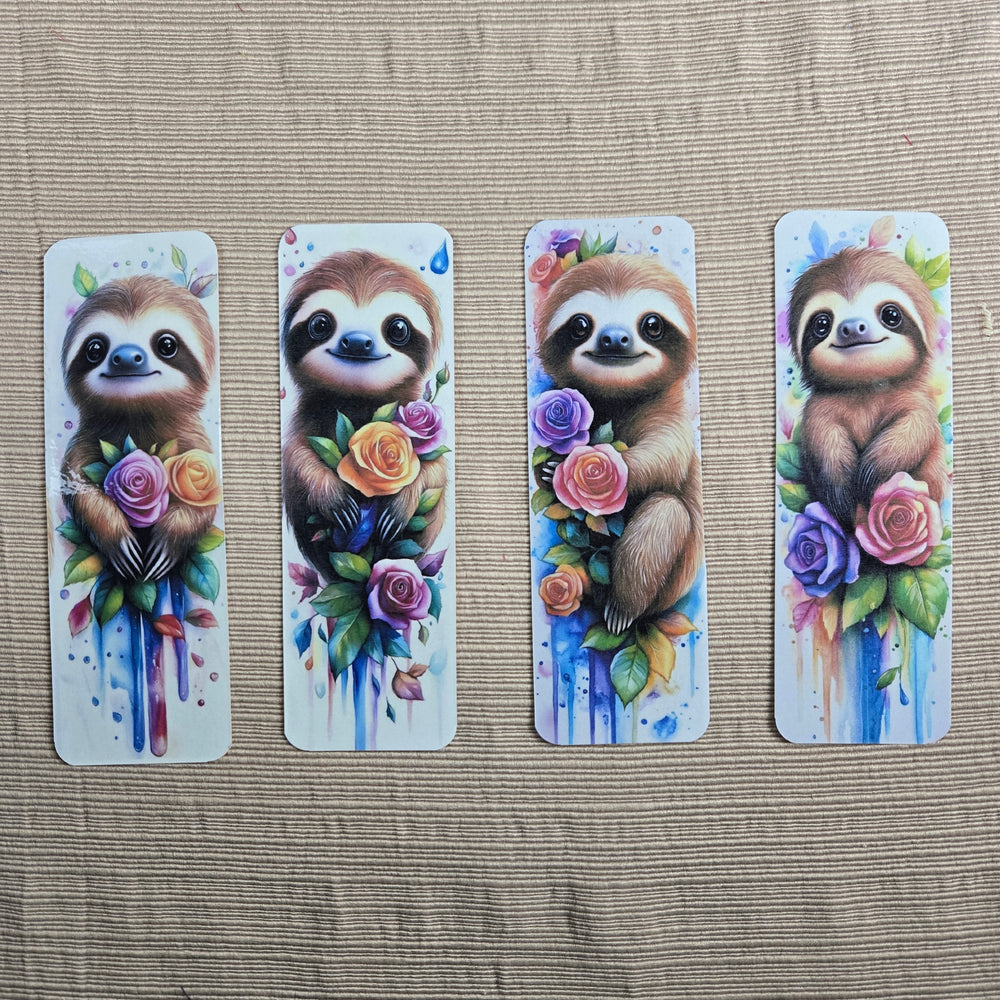 Watercolor Sloth Bookmark (ONLINE ORDER ONLY)