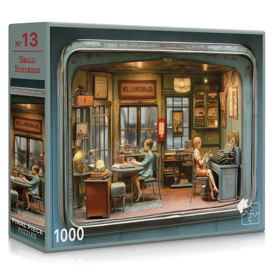 Small Business 1000 Piece Jigsaw Puzzle Final Piece (ONLINE ORDER ONLY)