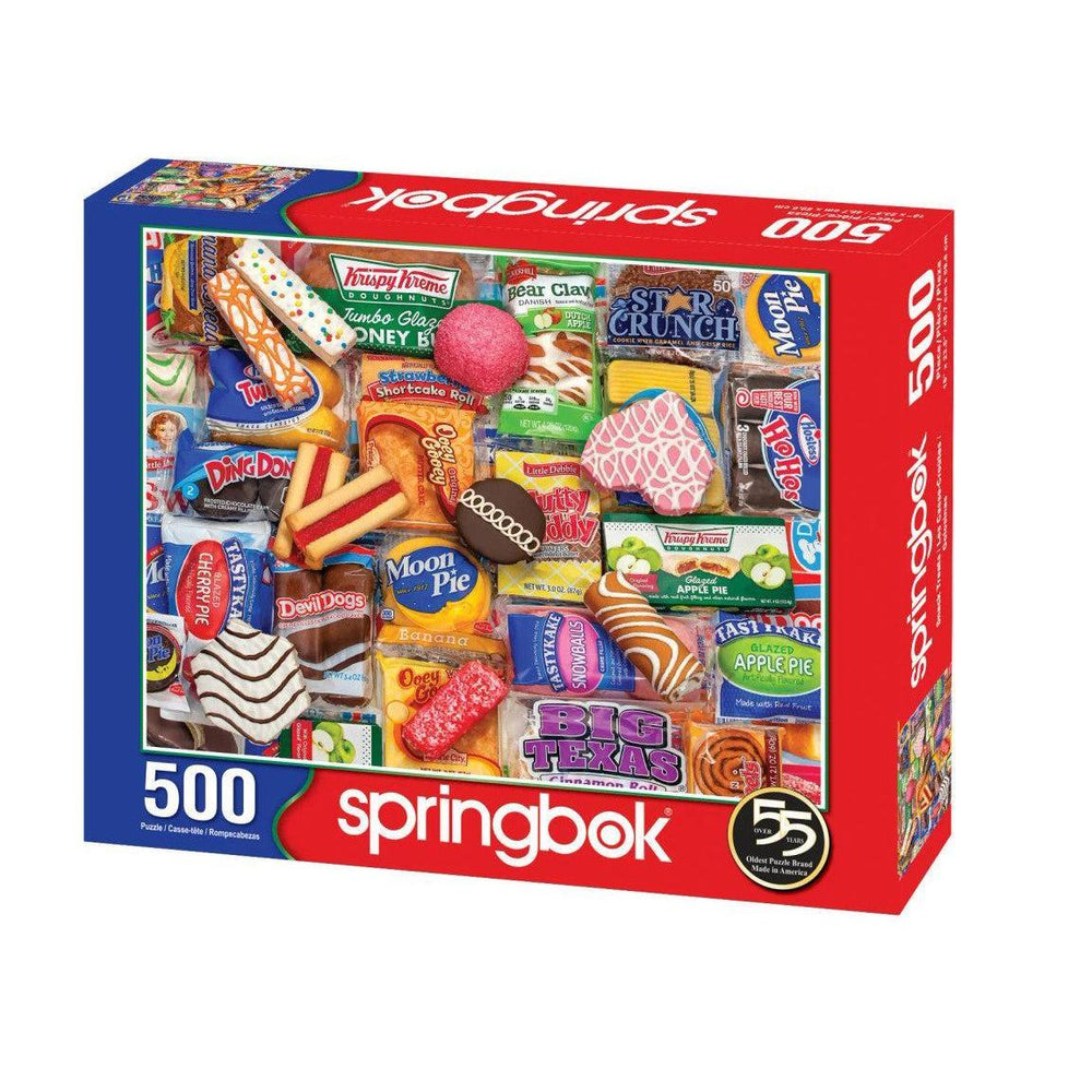 Snack Treats 500 Piece Jigsaw Puzzle Springbok (ONLINE ORDER ONLY)