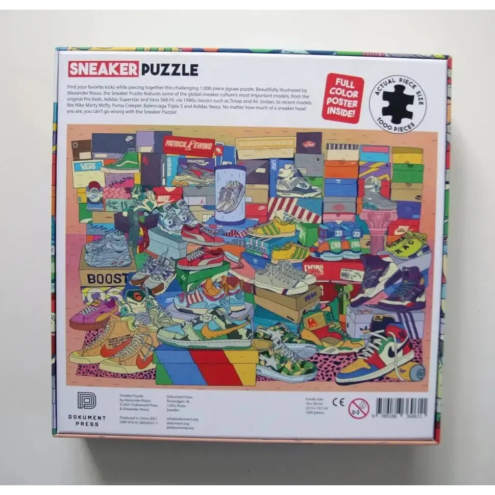 Sneaker 1000 Piece Jigsaw Puzzle Dokument (ONLINE ORDER ONLY)
