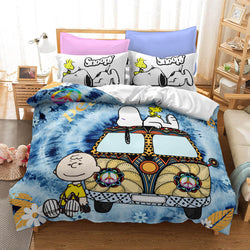 Snoopy Bedding Set Quilt Duvet Covers Without Filler (Online Order Only)